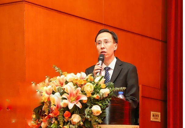 桥头镇委副书记、镇长刘锦棠先生发表讲话   2023年12月16日