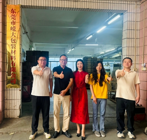 协会秘书处走访东莞市嵘大包装材料有限公司