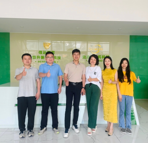 协会秘书处走访东莞市恒升新材料科技有限公司